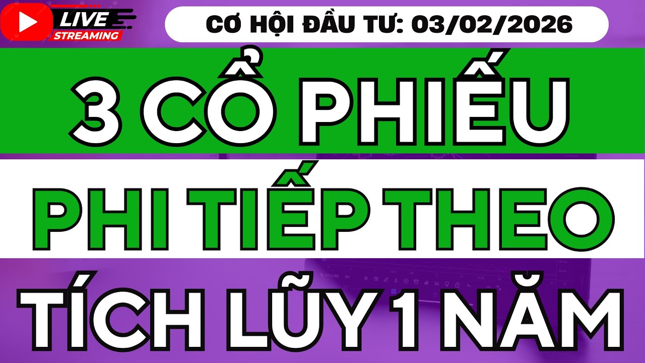 🔥 3 Cổ Phiếu Âm Thầm Tích Lũy 1 Năm – Chuẩn Bị BÙNG NỔ Sóng Tăng Mới