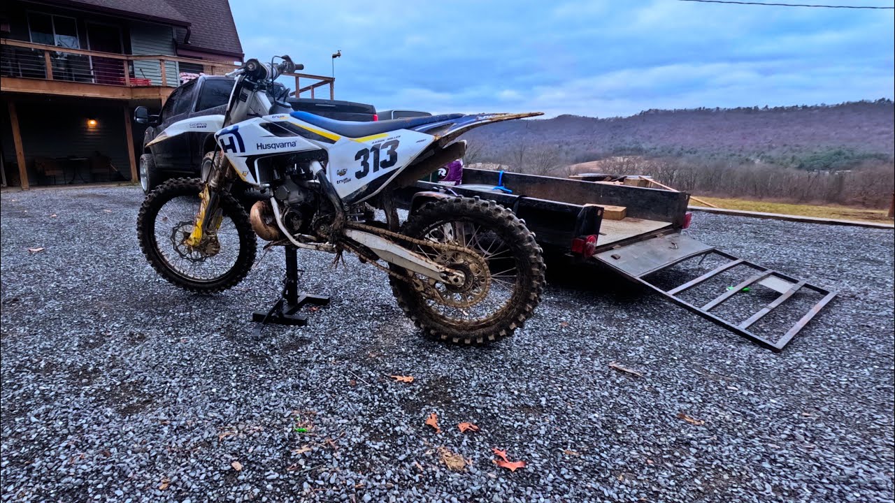 Maintenance on the Husqvarna tc250