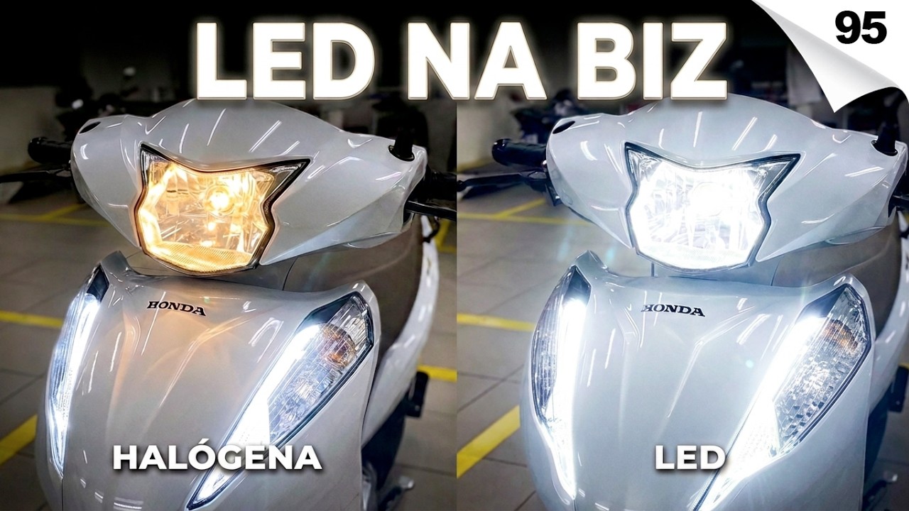 Farol de LED na BIZ 125 2025: Vale a Pena? Cuidados, Legislação e Dicas!”