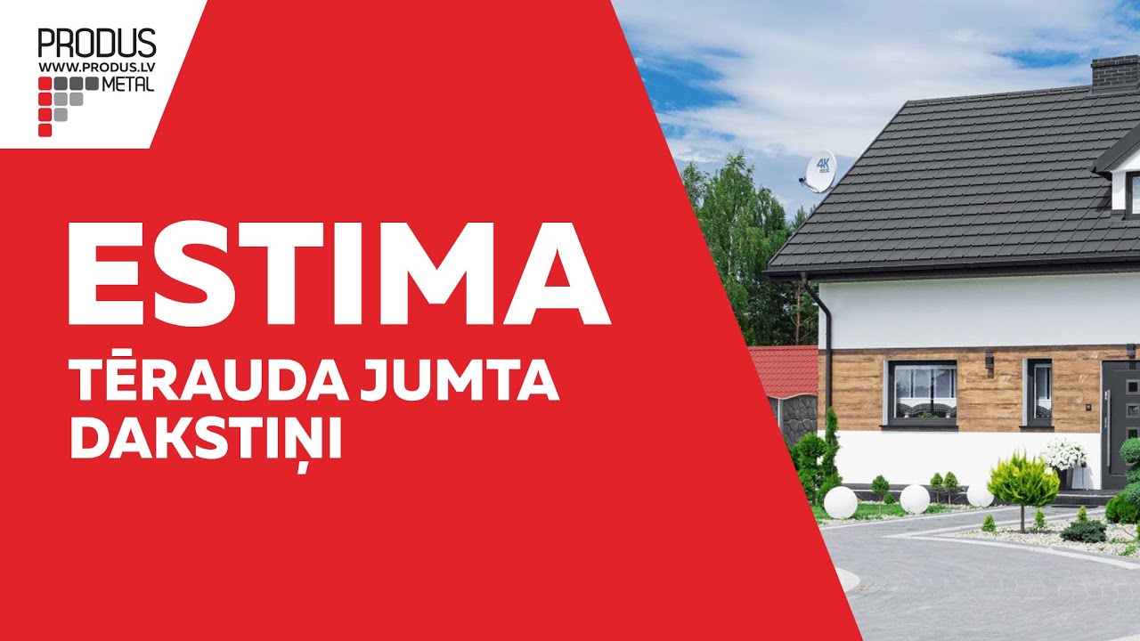 Produs Estima Blachotrapez Metāla jumti Tērauda jumti Metāla jumtu segumi Skārda jumtu segumi