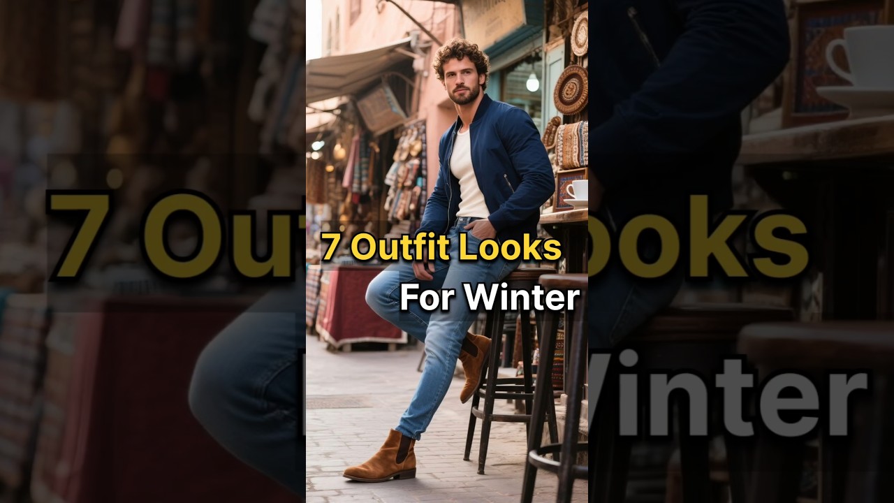 Winter Outfit Combinations for Men | Look Stylish This Winter 2025 #winterfashion #shortvideo