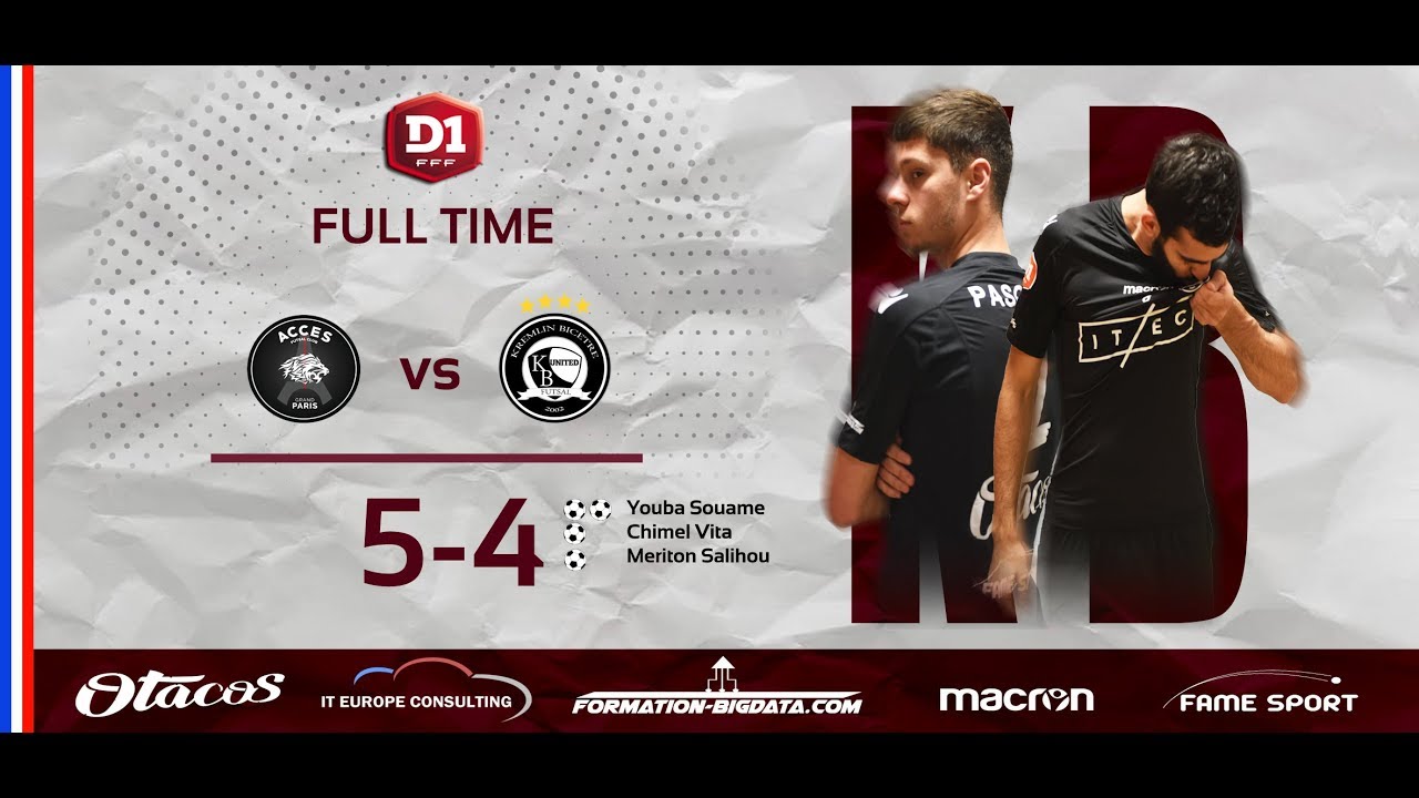 Rencontre Acces Futsal vs KB United : 1/2 finale des playoffs