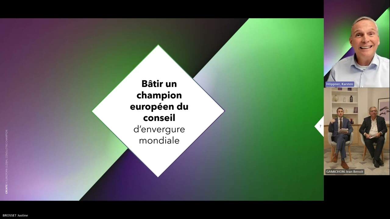 E-réunion actionnaires – Présentation du projet de rapprochement entre Wavestone et Q_PERIOR