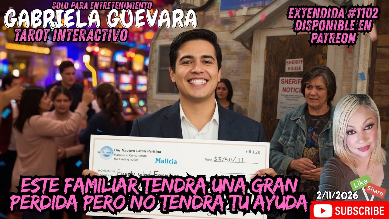 Este familiar tendra una gran perdida pero no tendra tu ayuda Tarot EXTENDIDA # 1102