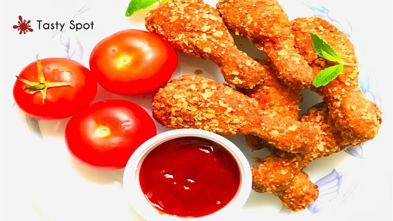 KFC Style Homemade Chicken Drumstick with No Oven - Recipe# 9