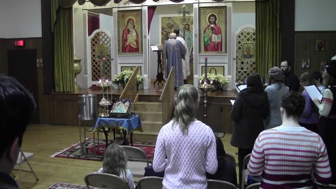 St Michael UOC Theophany Compline and Great Blessing of Water 2014-01-18