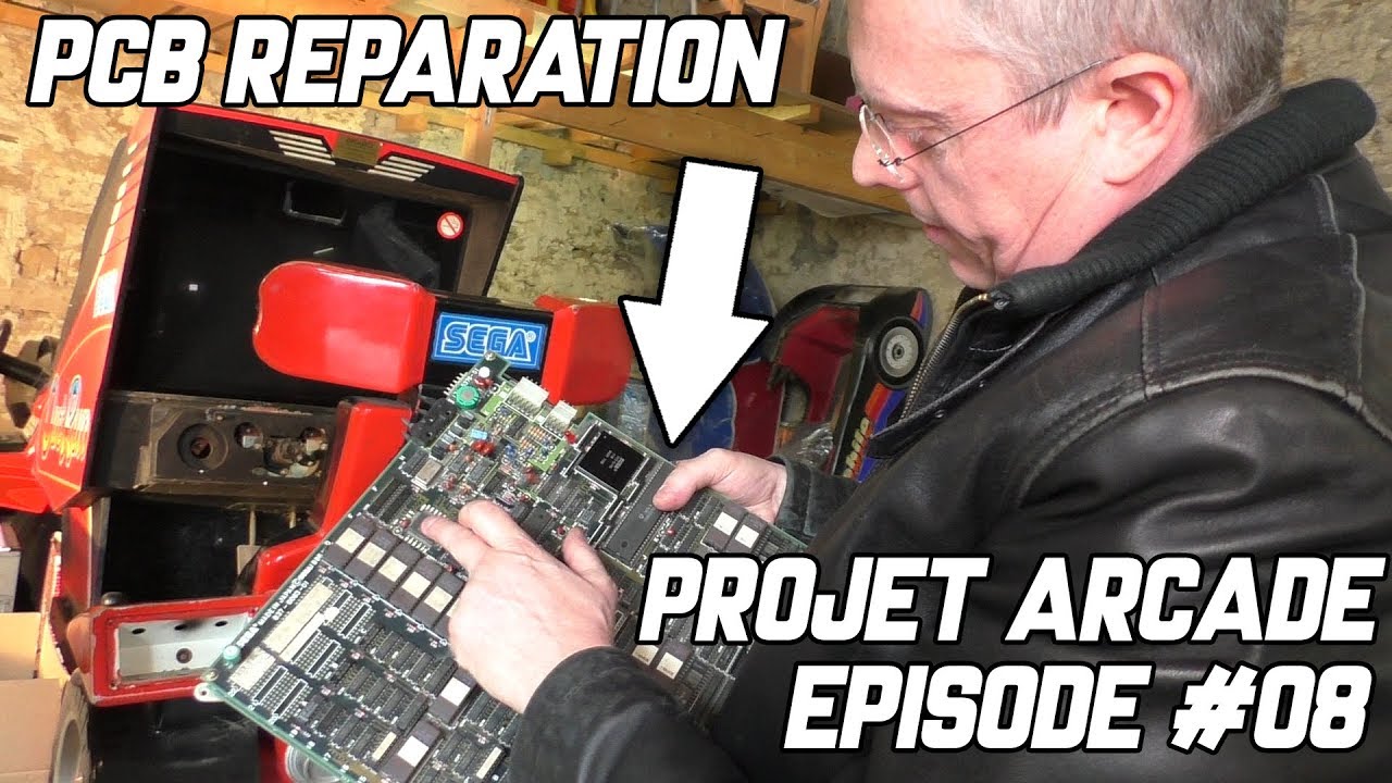 PROJET ARCADE #08 - OUT RUN DELUXE - PCB