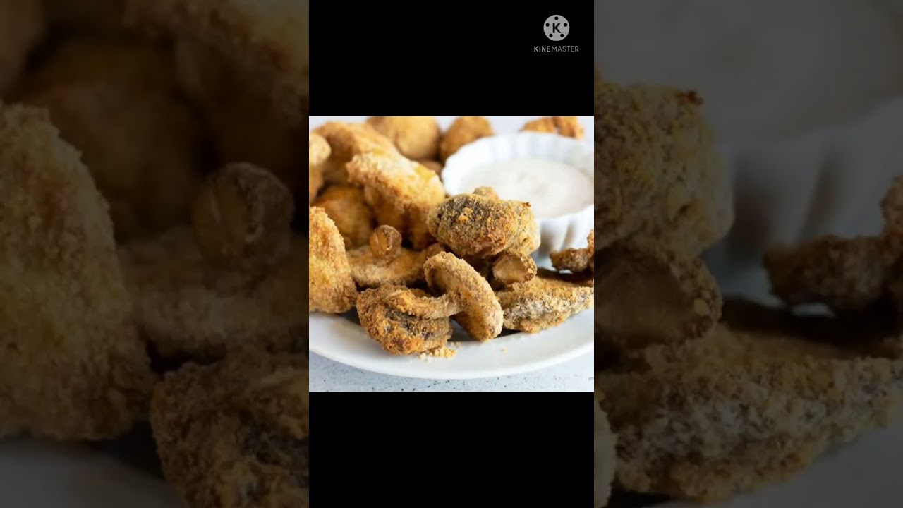 Crispy garlic breaded mushroom 😋😋😋