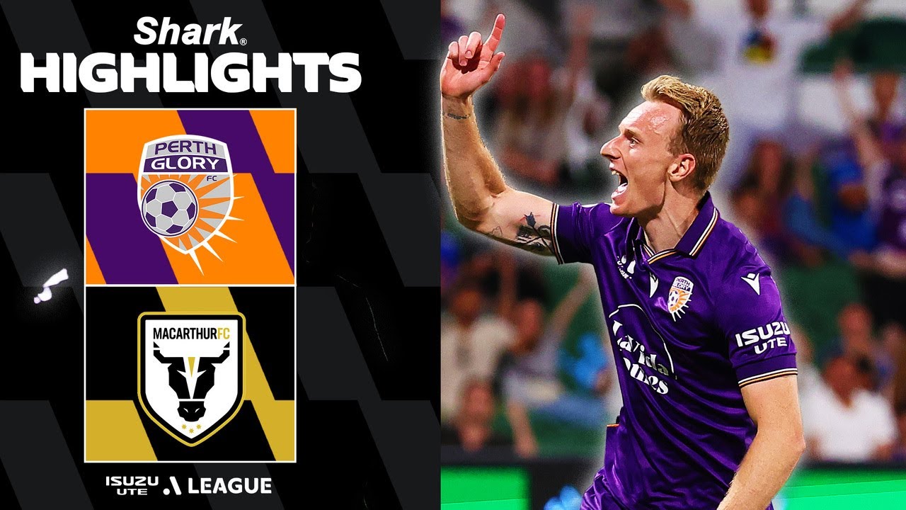 Perth Glory v Macarthur Bulls | SHARK HIGHLIGHTS | Isuzu UTE A-League 2025-26 | Round 24