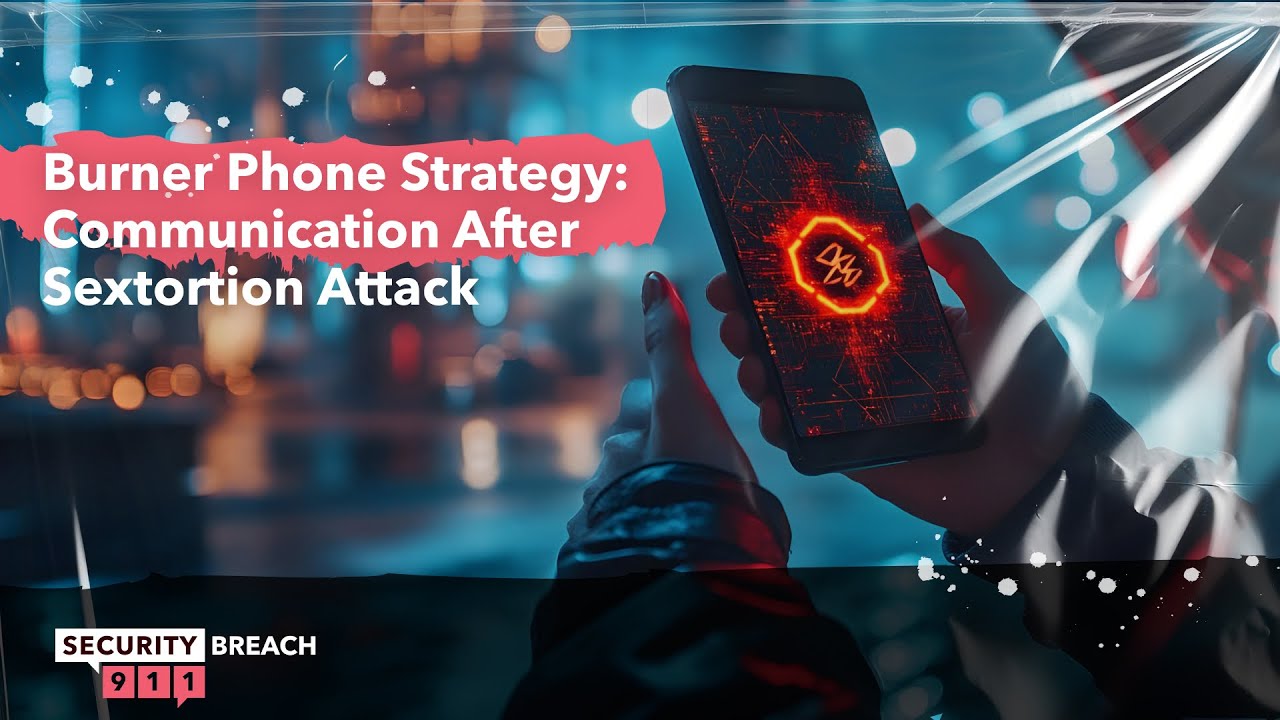Burner Phone Strategy: Communication After Sextortion Attack