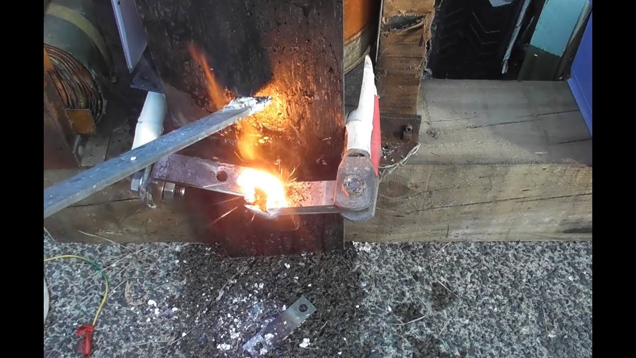 Red hot padlock and see if it will melt