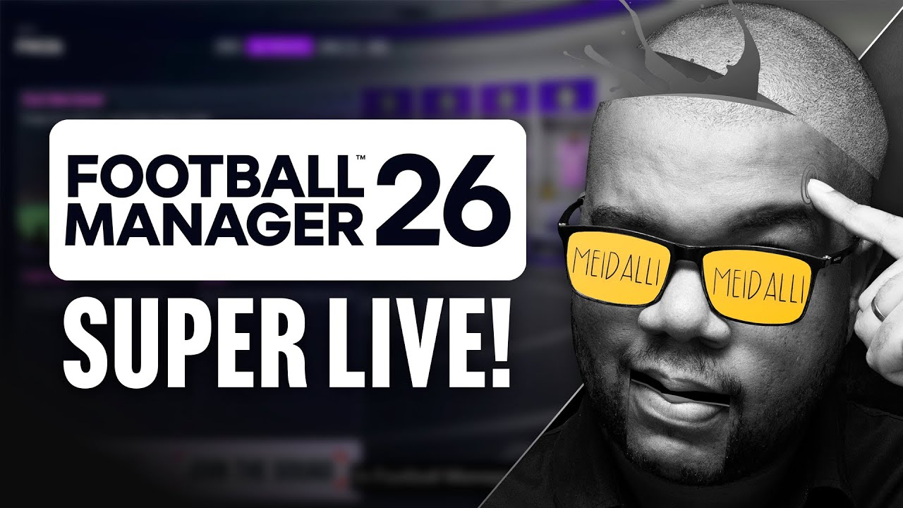 SUPER LIVE Jogando o FM26 Beta!