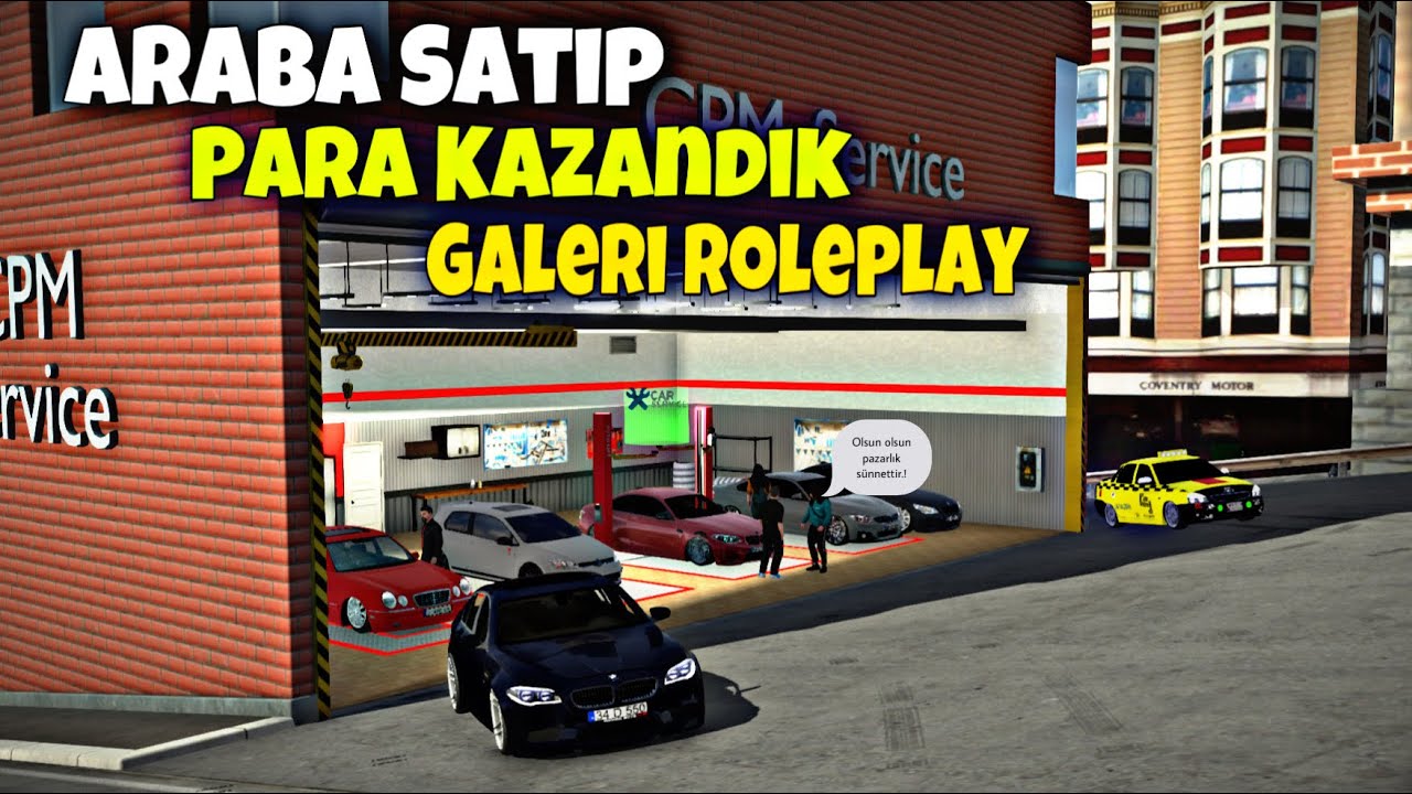 Araba Satıp Para Kazandık / Galeri Roleplay / Car Parking Multiplayer