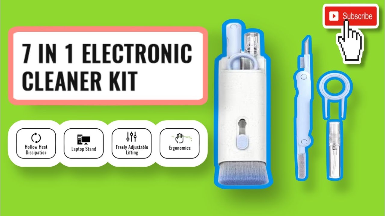 UNBOXING 7 IN 1 COMPUTER KEYBOARD CLEANER #fyp #desktop #pc #youtubeafilliate #video #tech #gadgets