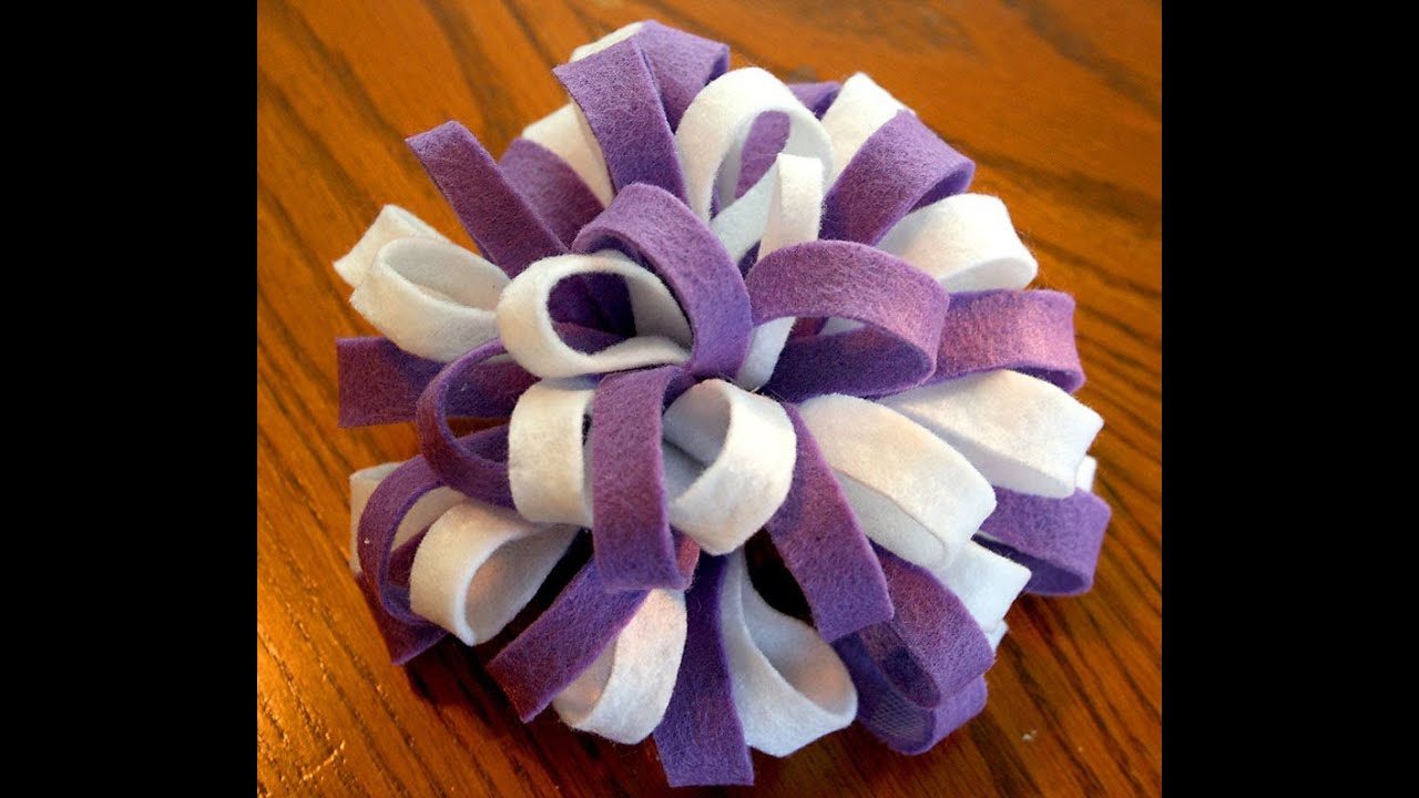 ~Design Idea~ Variations to the Felt Loopy Pom Pom hairbow tutorial