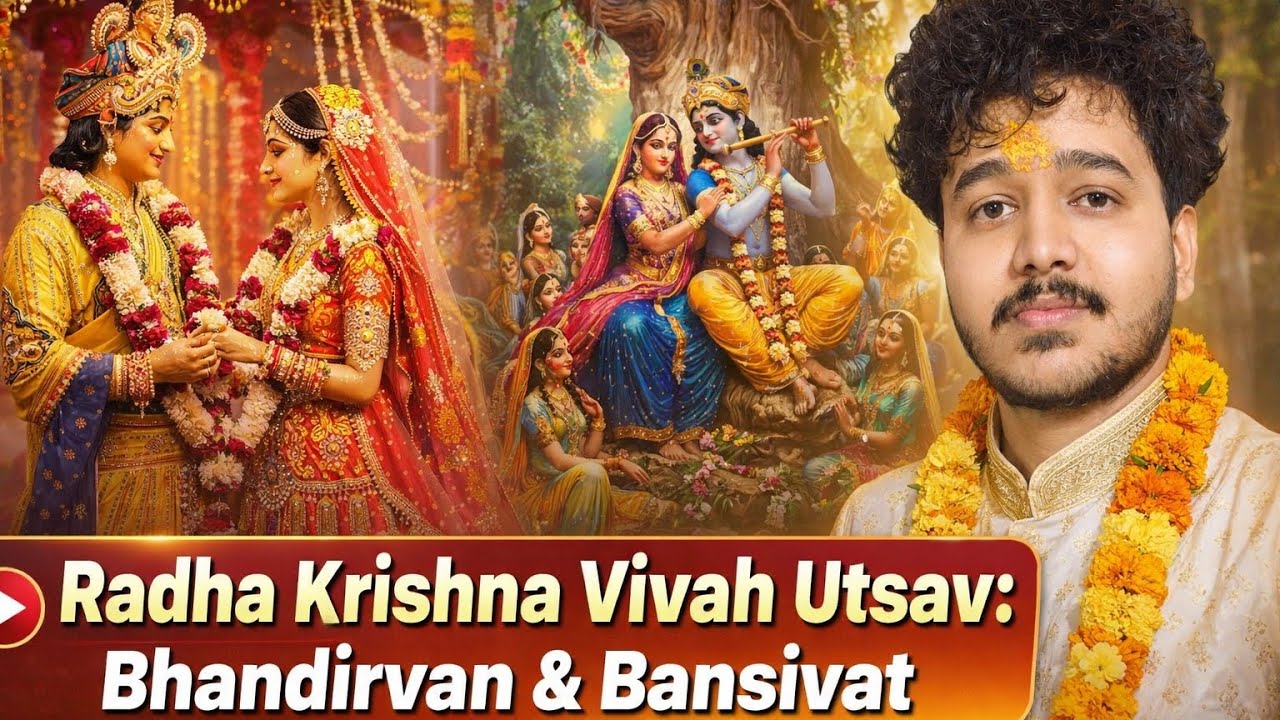 Yahi Hua Tha Radha Krishna Ka Vivah? Bhandirvan Ka Adbhut Vivah Utsav |
