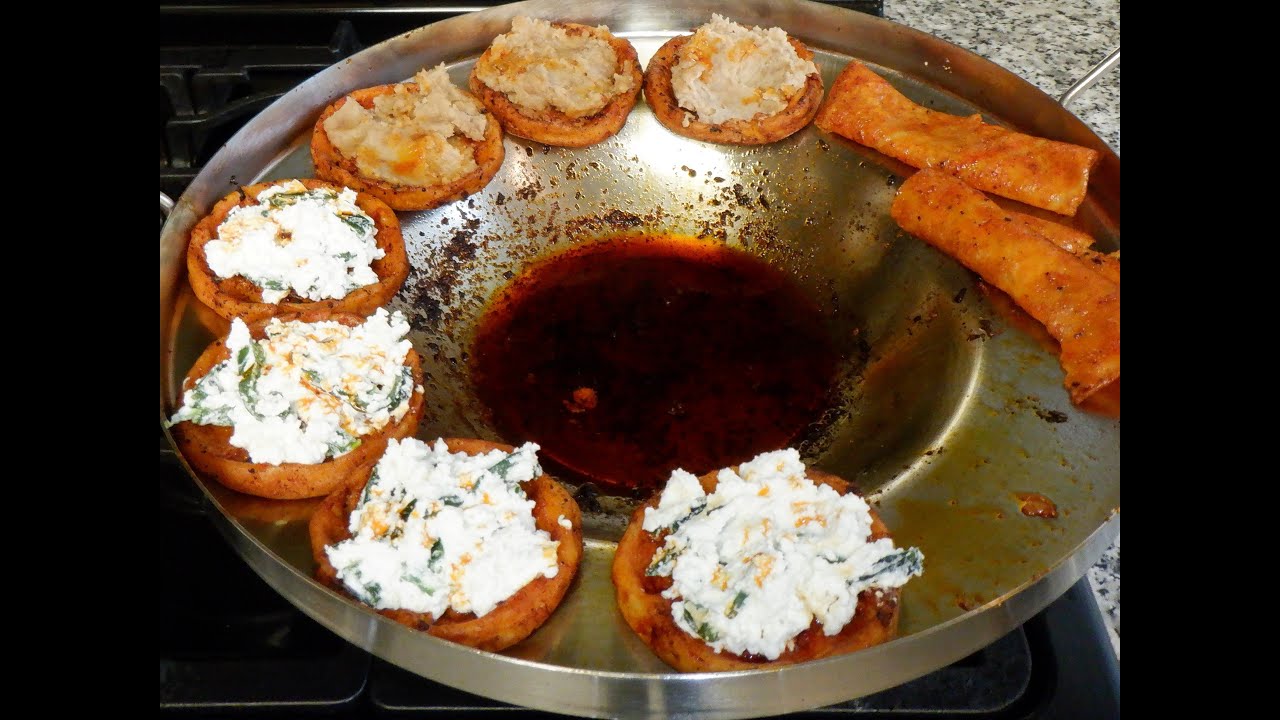 sopes y enchiladas a mi estilo