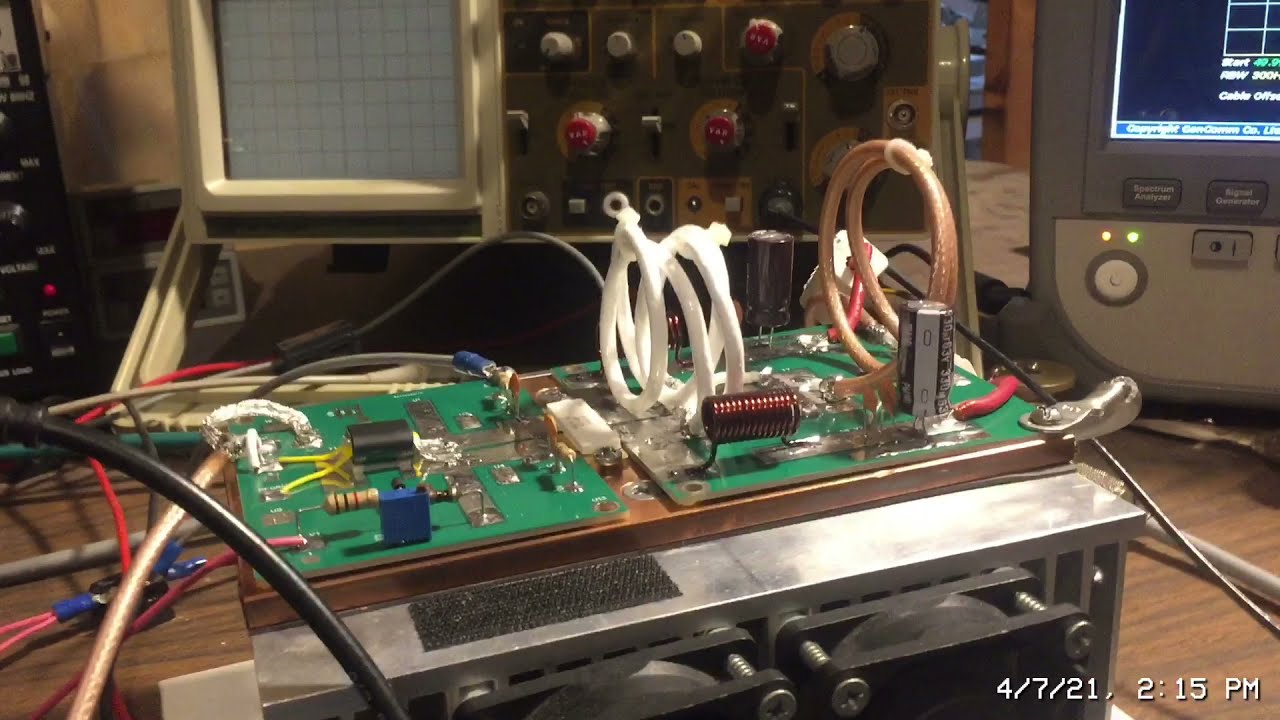 RF Man демонстрирует 6-метровую плату LDMOS мощностью 1000 Вт с измерением интермодуляционных иск...