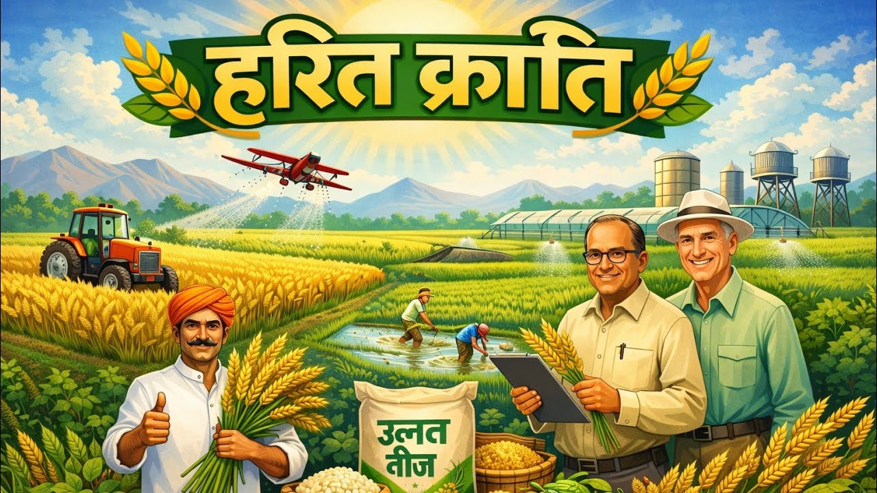 हरित क्रांति 🌾 | किसान, खेत और बदलाव की कहानी | Green Revolution Song Hindi #GreenRevolution