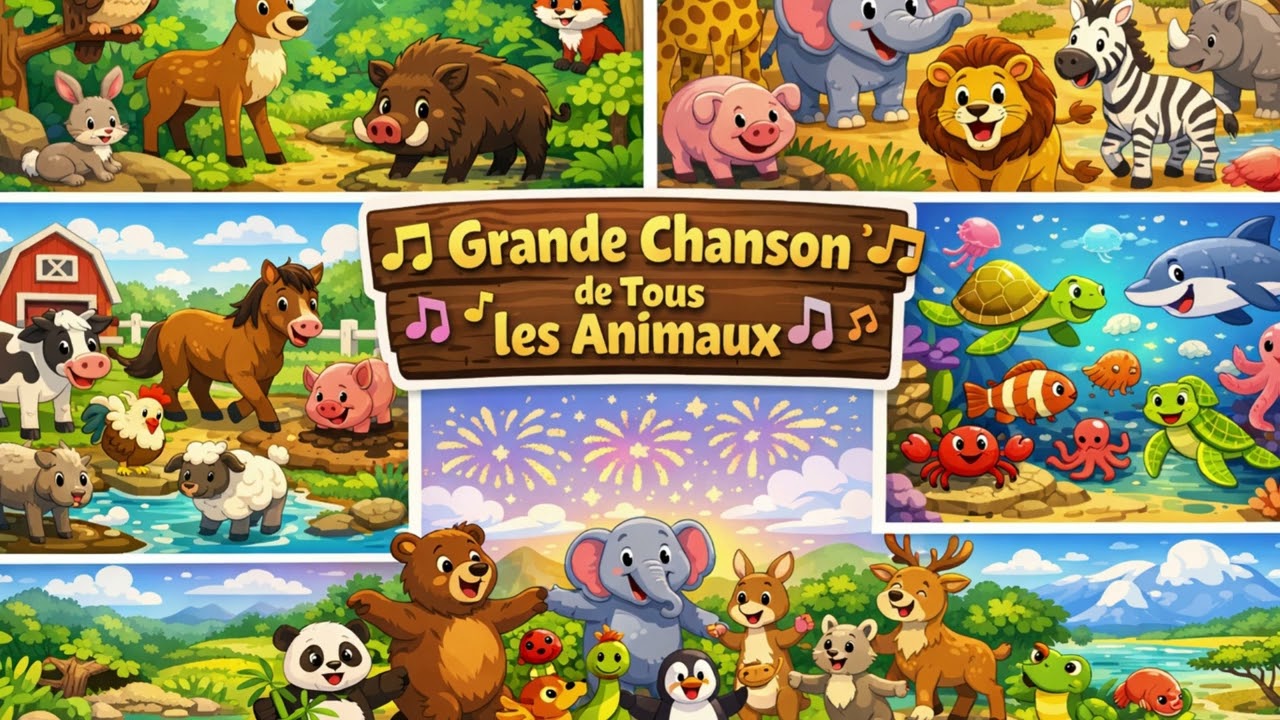 les animaux en chanson  🎶