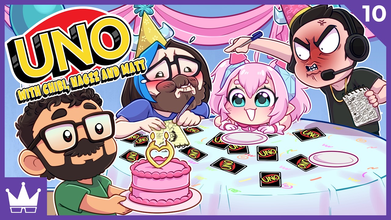 Twitch Livestream | UNO w/Chibidoki, Nagzz & Axialmatt | Ep 10 [PC]
