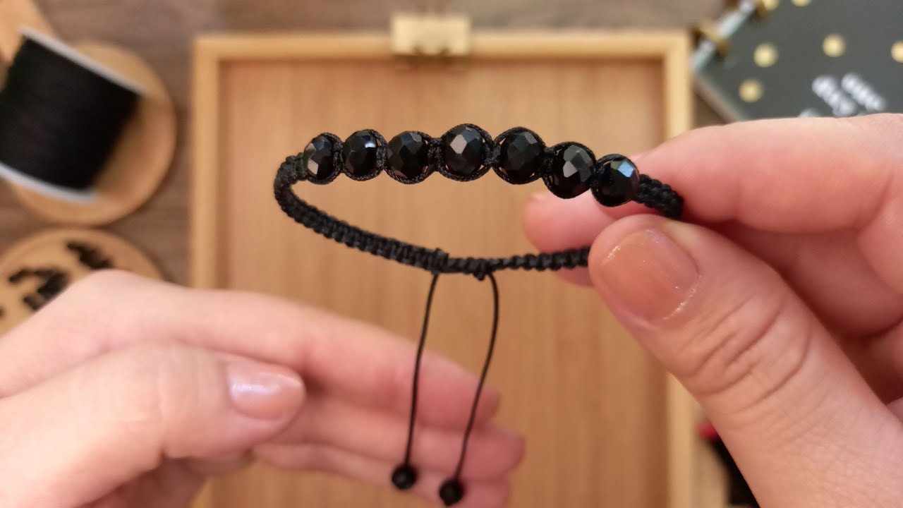 How to make easy BRACELET WITH CRYSTAL 💸  earn money