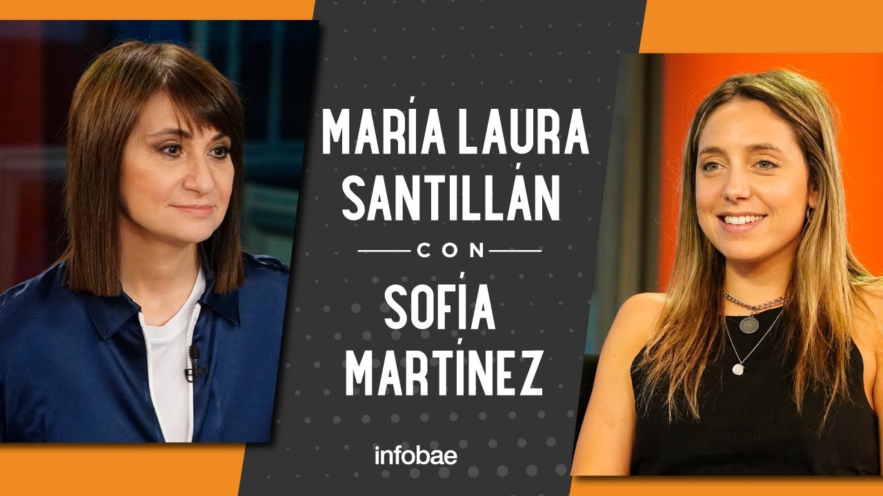 Sofía Martínez con María Laura Santillán: 