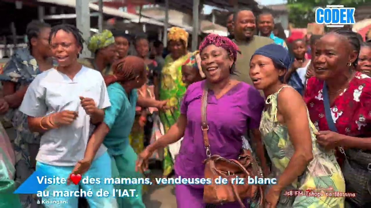 Visite de l’honorable Fontaine MANGALA au Marché IAT/KISANGANI 