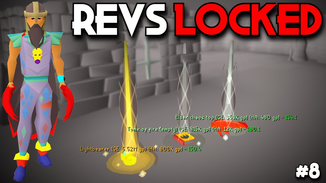 Getting 99 Range Only In The Rev Caves | OSRS | #8