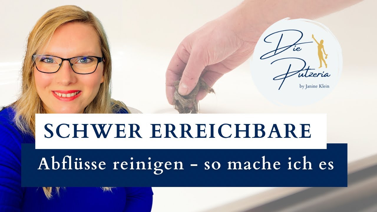 Schwer erreichbare Abflüsse reinigen - so mache ich es, Dusche Abflussreinigung