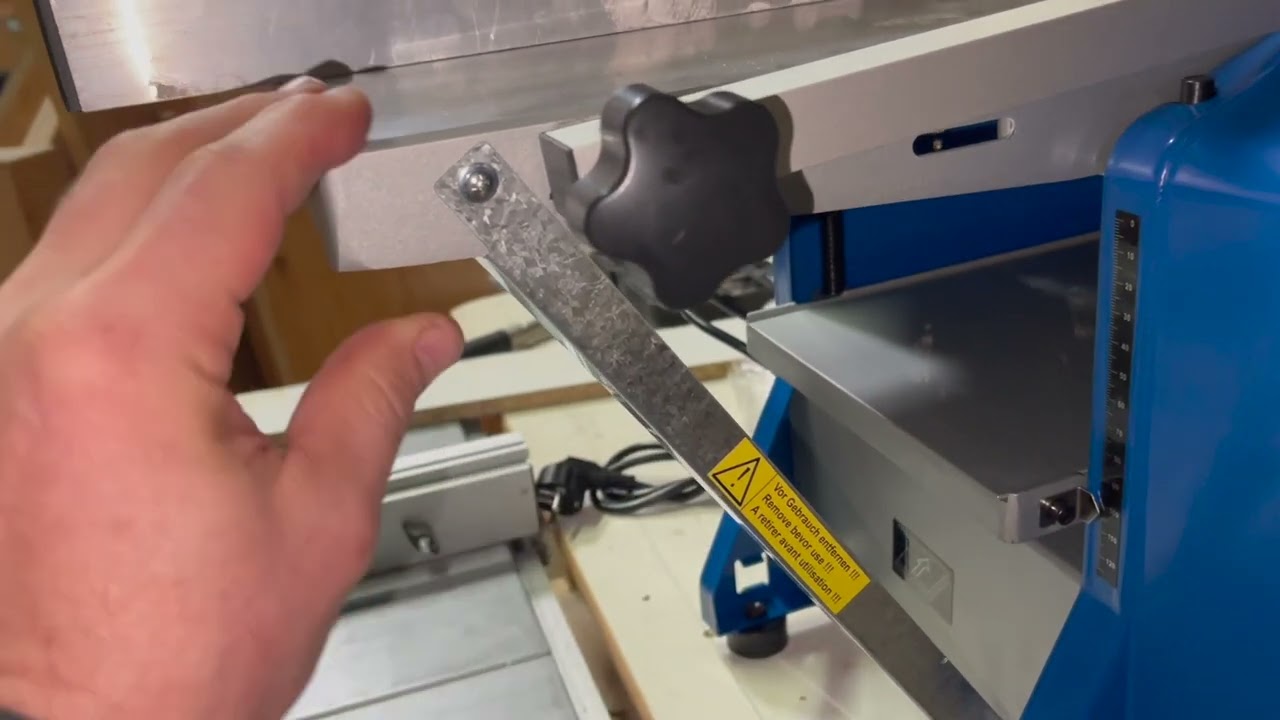 Scheppach Jointer planer combo, unboxing and test run