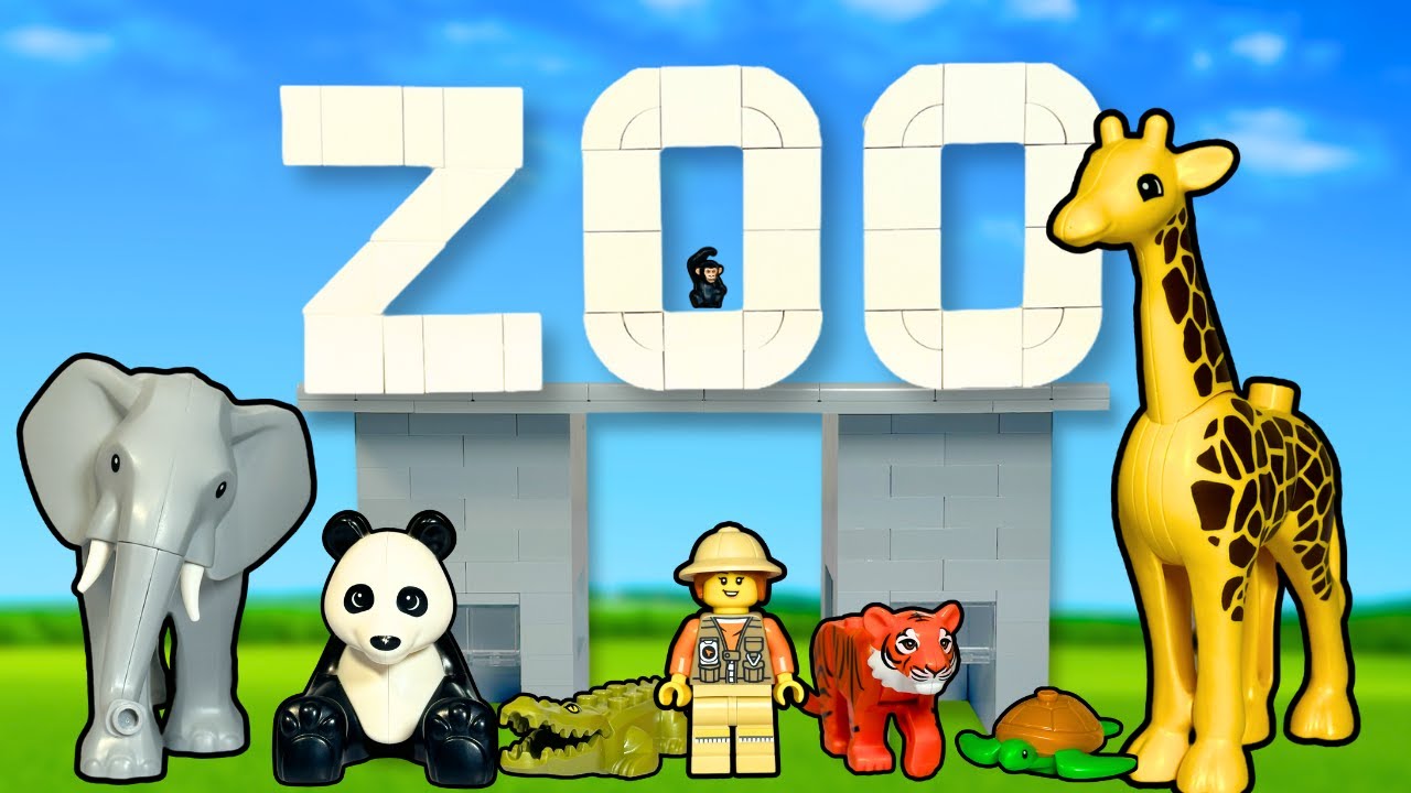 Я построил зоопарк из Lego