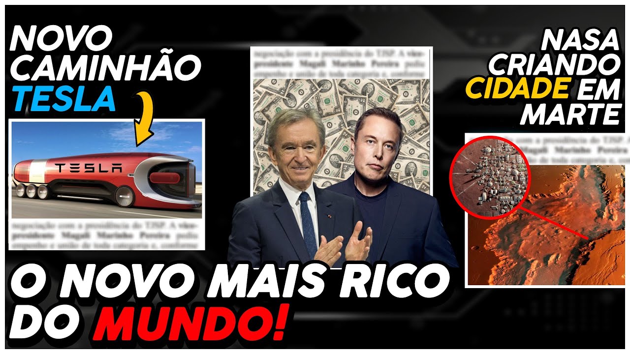 NASA planeja cidade em Marte | Elon Musk perde posto de mais Rico do Mundo e entrega Tesla Semi