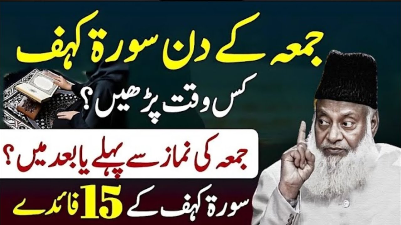 Shaban Ka Pehla Azeem Jumma, Surah e Kahf Ki Tilawat | Namaz Se Pehle Ya Baad Mein | Dr Israr Ahmed