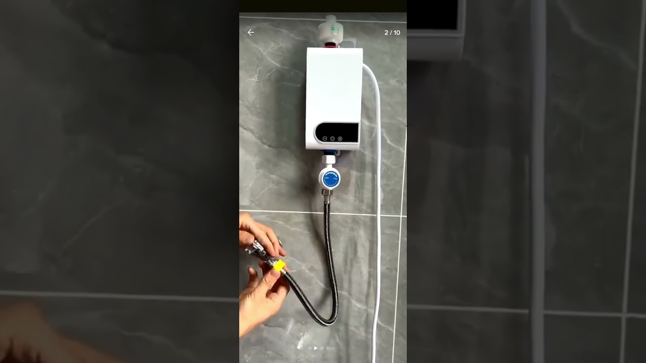 🔥⚡LA MAS VENDIDA⚡ Calentador De Agua Instant&aacute;neo El&eacute;ctrico Con T&aacute;ctil 3500w