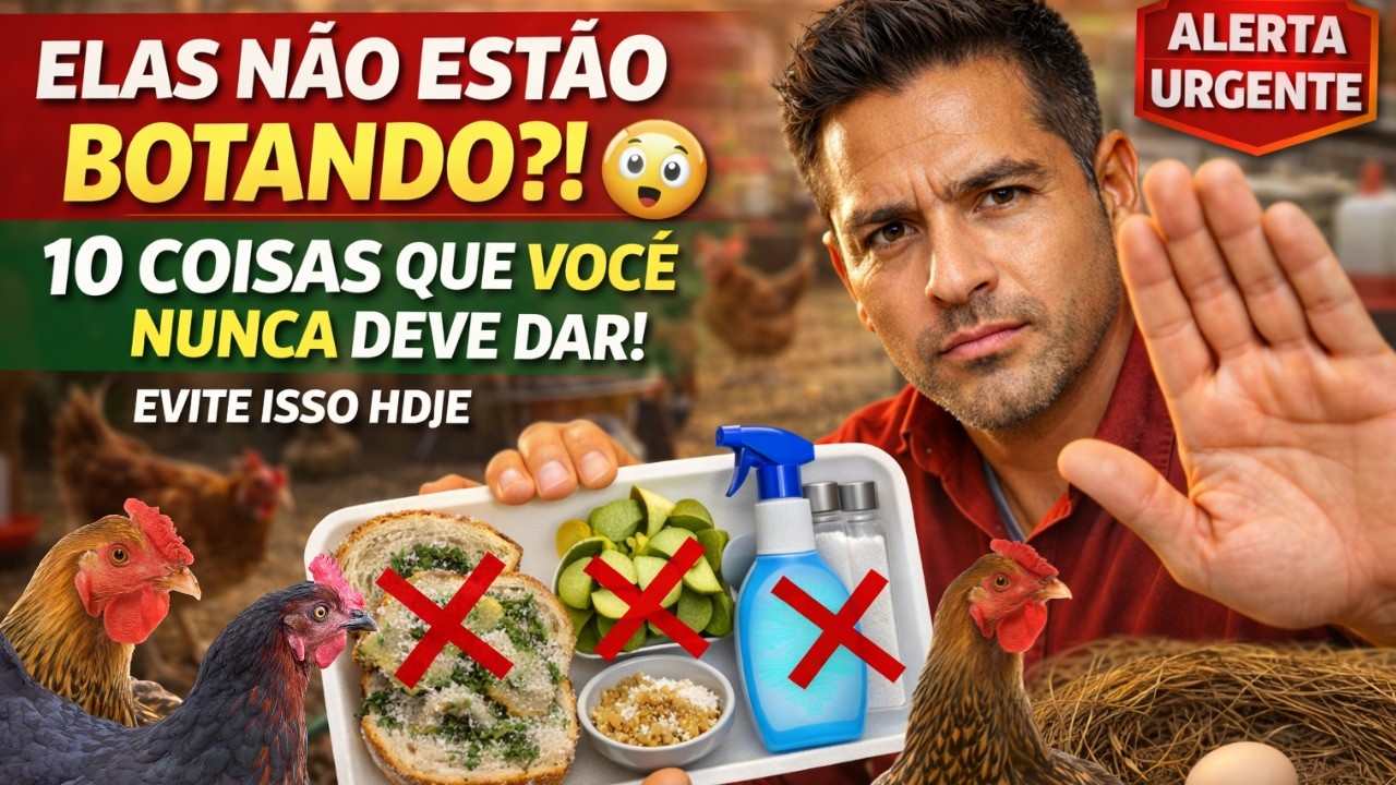 ¡Elas não estão botando ovos  10 coisas que você NUNCA deve dar às suas galinhas hoje
