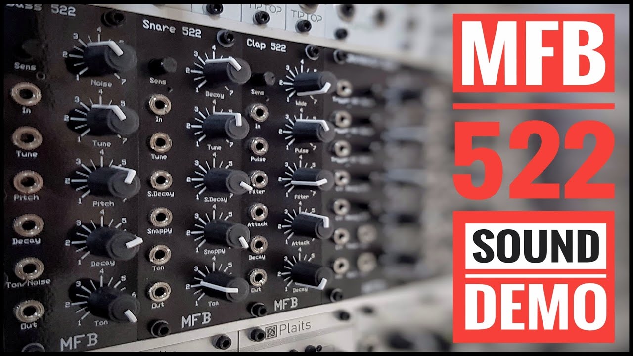 MFB 522 Complete Drum-Kit / Sound Demo (No Talking)