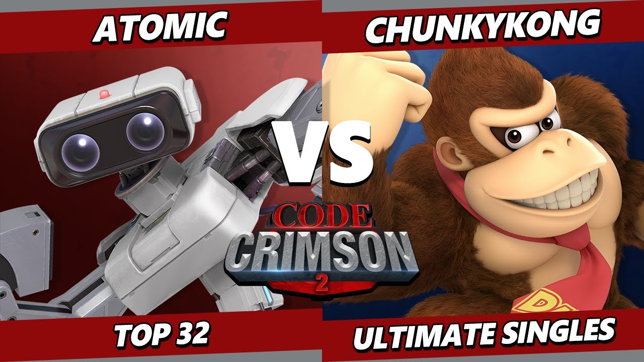 Code Crimson 2 - Atomic (ROB) Vs. ChunkyKong (Donkey Kong) Smash Ultimate - SSBU