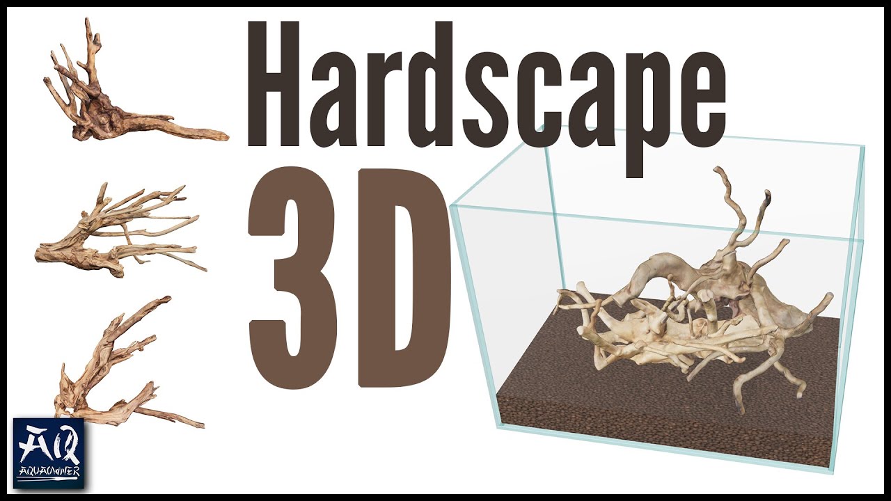 Nano Aquarium einrichten mit virtuellem 3D Hardscape | AquaOwner