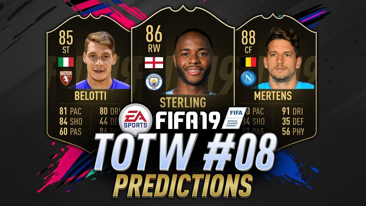 FIFA 19 TOTW 8 PREDICTION | IF Mertens, IF Belotti, IF Richarlison | Fifa 19 Team of the Week 8