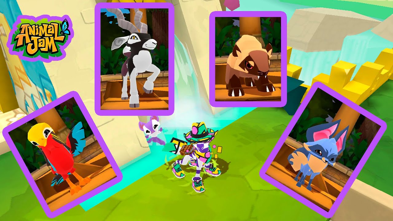 Покупаю животных, питомца и логово 🌺 Animal Jam