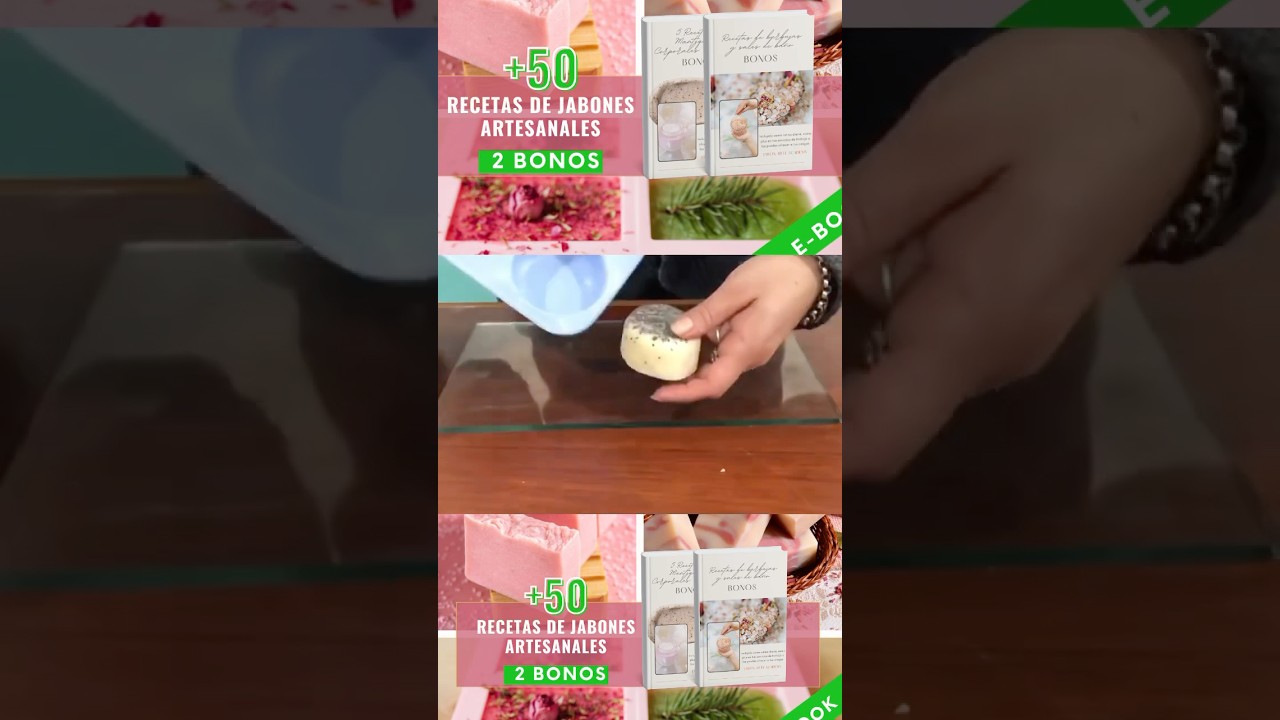 Recetas de jabones artesanales, jab&oacute;n hidratante contra la resequedad de la piel #soap #jabones