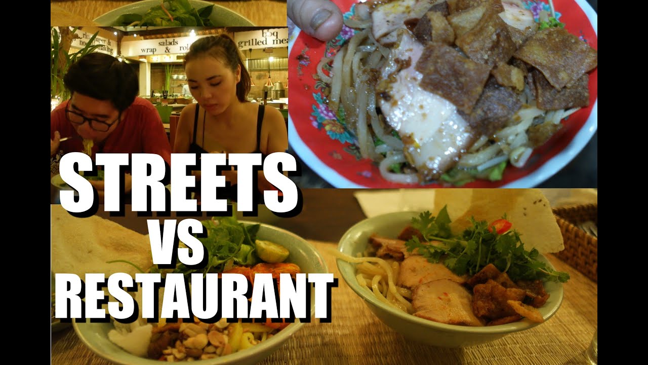 VIETNAM Street Food vs. Restaurant Food: MI QUANG NOODLES