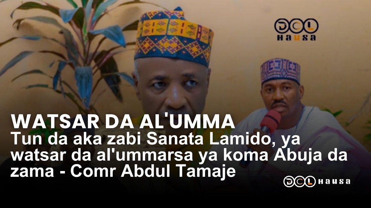 Tun da aka zabi Sanata Lamido, ya watsar da al'ummarsa ya koma Abuja da zama - Comr Abdul Tamaje
