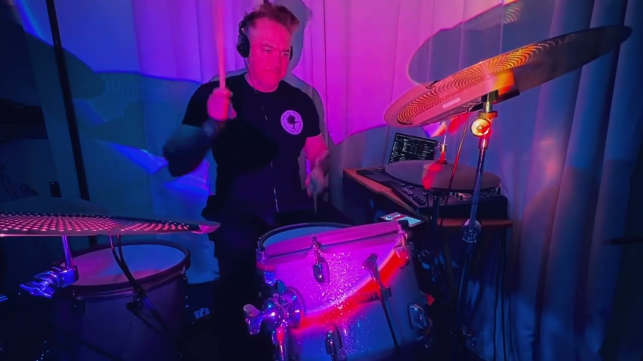 There are no drums on this track, so I added some.