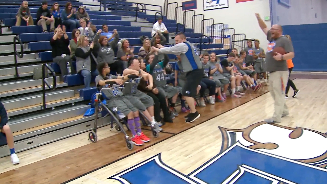 Students with special needs get a special surprise