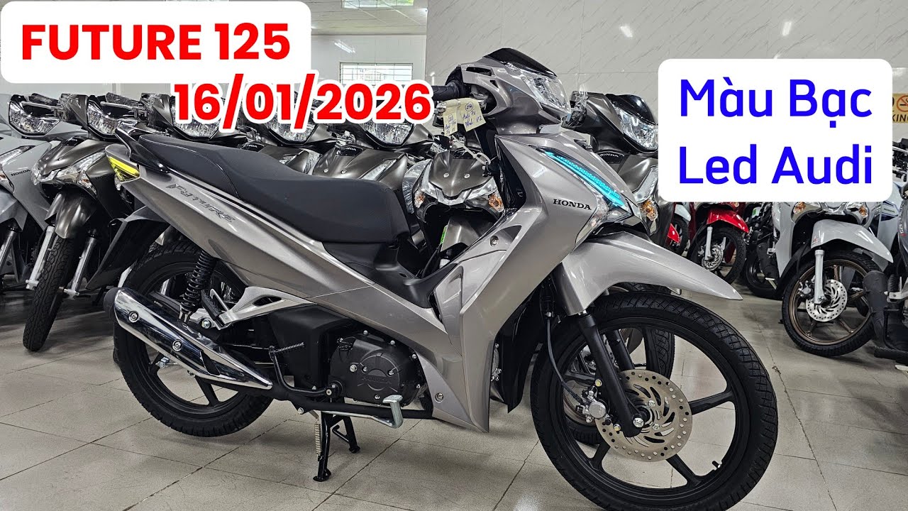 Báo giá FUTURE 125 LED AUDI màu Bạc mới nhất ngày 16/01/26 tại CH Mai Duyên. Khải Phạm #125 #future 