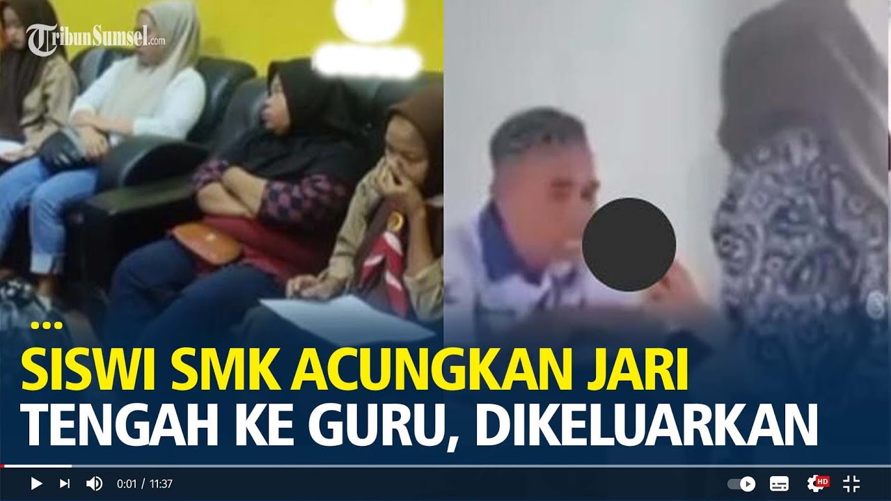 Viral Siswi SMK Acungkan Jari Tengah ke Guru, Orang Tua Pasrah Anaknya Dikeluarkan