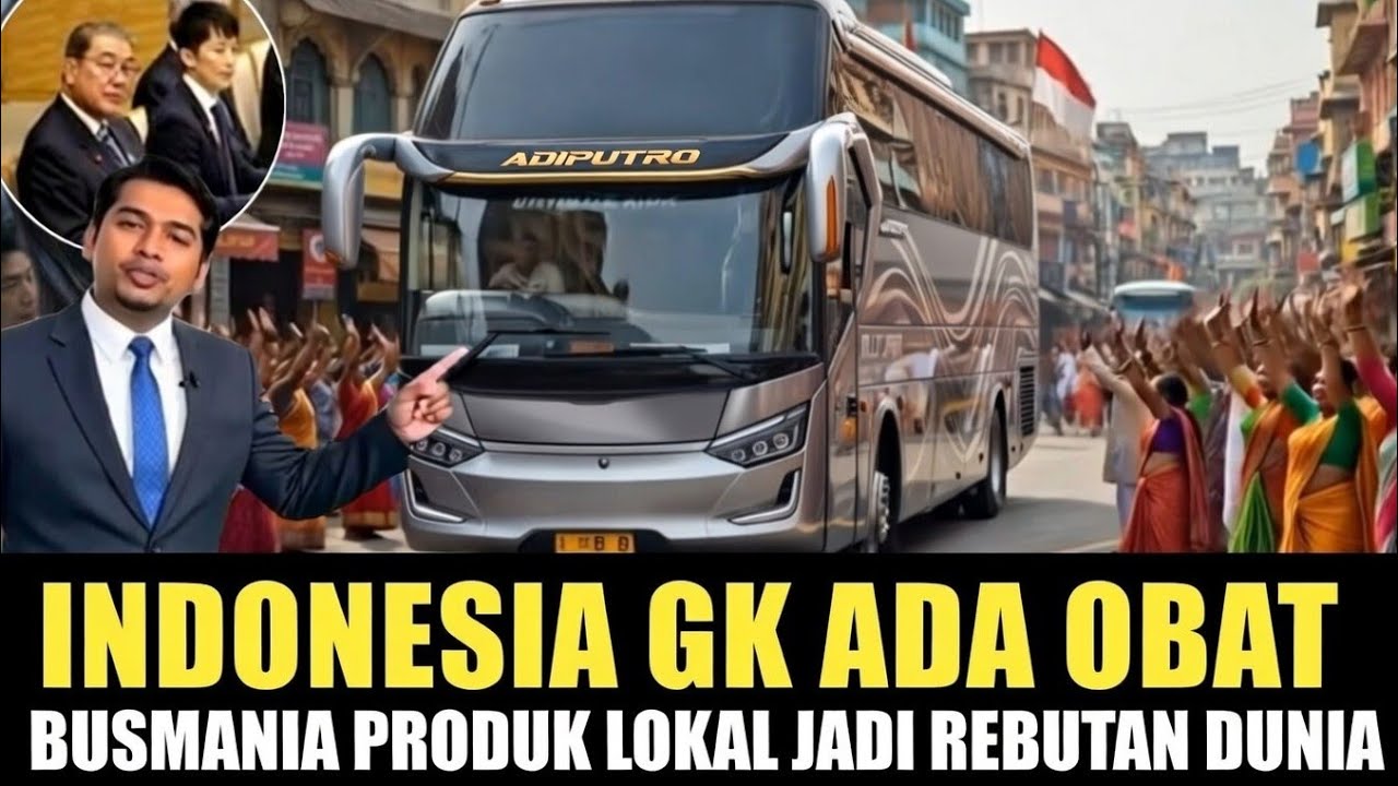 Indonesia Emang GK Ada Obat❕ Eropa Ketar Ketir, Busmania Karya Bangsa Kian Di Gandrungi Dunia, 