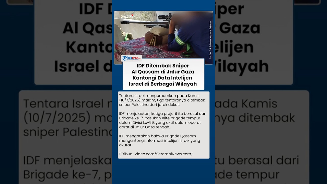 Tragis! Al Qassam Tembak 3 Tentara IDF dari Jarak Dekat, Kantongi Data Intelijen Akurat dari Israel